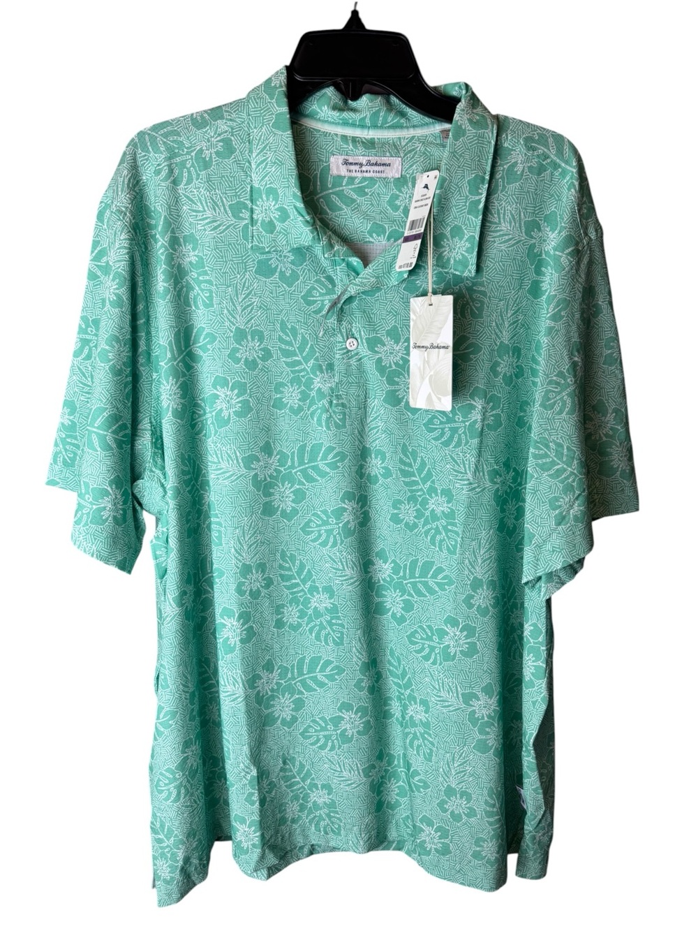 NWT Tommy Bahama Coast Button Up Shirt Castaway Green XXL
